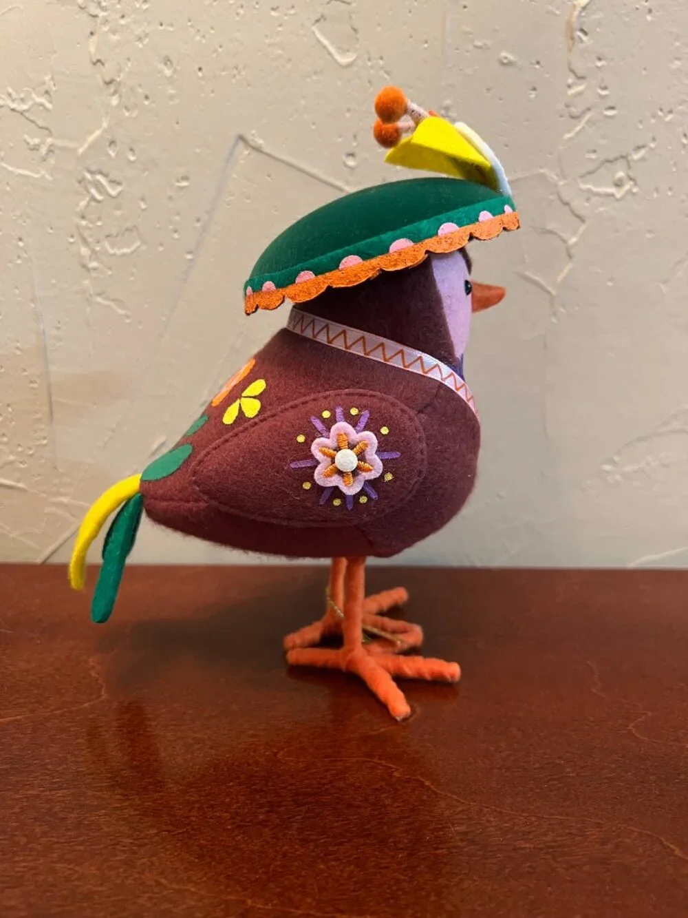 Target Lindoro Bird 2025 Fiesta Day of the Dead Decorative Felt Bird Figurine
